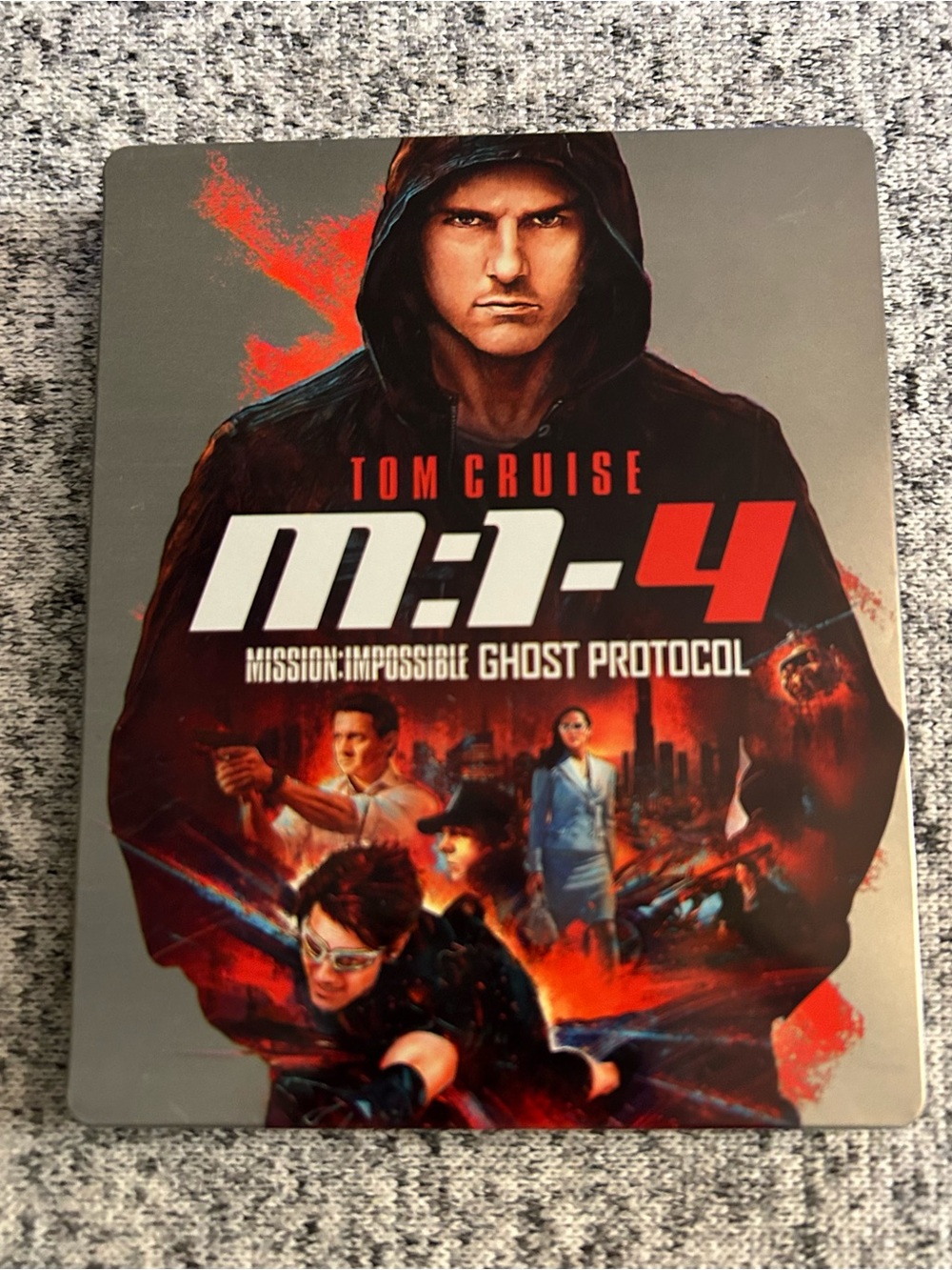 MISSION IMPOSSIBLE 4 GHOST PROTOCOL* STEELBOOK 4K BLU RAY INSERTS LIMITED ED